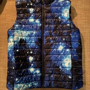Lands’ End Galaxy Print Puffer Vest